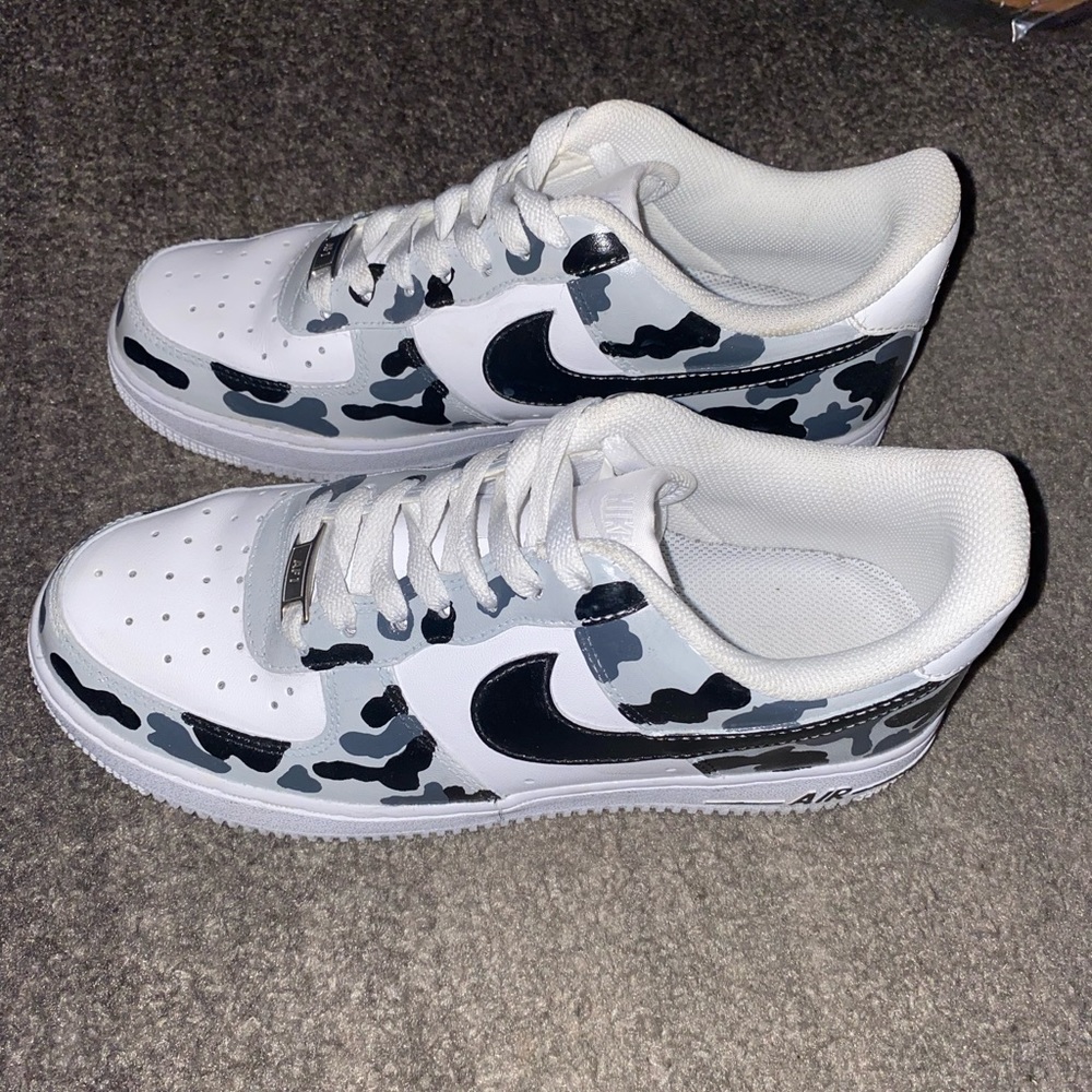 Unisex Nike Air Force Ones. Only worn 3 times. Customized.